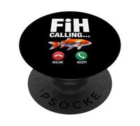 Fih Calling Ricordami Messaggio Rifiuta Accetta Telefonata Pesce PopSockets PopGrip Adesivo