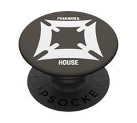 Fihankra House Sicurezza, sicurezza, completezza e solidarietà PopSockets PopGrip Adesivo
