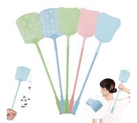 FIHODONE 5 scacciamosche con grattacielo, 59 x 14 cm, Fly Swatter Fly Swatter per mosche stabili, grande superficie d'impatto, per vespe