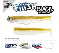 FIIISH BLACK MINNOW 105 N.2.5 COMBO SHORE 8 GR - LUNGHEZZA (MM): 105, PESO (GR): 8, COLORE: WAKASAGI