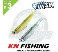 FIIISH BLACK MINNOW 120mm No.3 Silicon Sea Spinning pesca d'acqua dolce 6g-50g