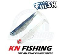 FIIISH BLACK MINNOW 120mm No.3 Silicon Sea Spinning pesca d'acqua dolce 6g-50g