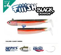 FIIISH BLACK MINNOW 140 N.4 COMBO DEEP 60 GR - LUNGHEZZA (MM): 140, COLORE: ROSE FLUO, PESO (GR): 60