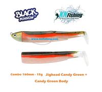 FIIISH BLACK MINNOW 160 mm n.5 esche da pesca in silicone spinning jigging...