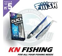 FIIISH BLACK MINNOW 160 mm n.5 esche da pesca in silicone spinning jigging...