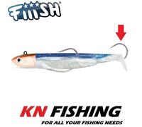FIIISH BLACK MINNOW 160mm n.5 esca in silicone pronta per la pesca gancio...