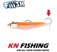 FIIISH BLACK MINNOW 160mm n.5 esca in silicone pronta per la pesca gancio...