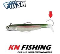 FIIISH BLACK MINNOW 160mm No.5 Silicon Lure Ready Plus Assist Hook 120g