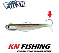 FIIISH BLACK MINNOW 160mm No.5 Silicon Lure Ready Plus Assist Hook 90g