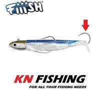 FIIISH BLACK MINNOW 160mm No.5 Silicon Lure Ready Plus Assist Hook 90g