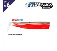 FIIISH BLACK MINNOW 200 N.6 RICAMBI CORPO - CONFEZIONE: 2 pezzi, LUNGHEZZA (MM): 200, COLORE: BLEU GLOW