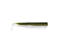 Fiiish Black Minnow 4 Fishing Lure Bodies - Kaki/White, Size 70 by Fiiish