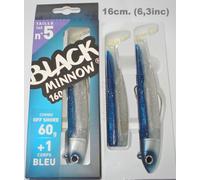 Fiiish Black Minnow №5 16cm (6,3inc) Set Colori Random Ancore Jig Head