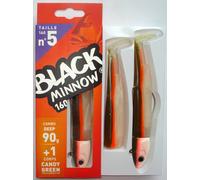 Fiiish Black Minnow №5 16cm (6,3inc) Set Colori Random Ancore Jig Head