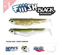FIIISH BLACK MINNOW 70 N.1 DOUBLE COMBO SHORE 3 GR - LUNGHEZZA (MM): 70, PESO (GR): 3, COLORE: VAIRON