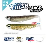 FIIISH BLACK MINNOW 90 N.2 DOUBLE COMBO SHORE 5 GR - LUNGHEZZA (MM): 90, PESO (GR): 5, COLORE: VAIRONE
