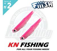 FIIISH BLACK MINNOW 90mm n.2 esche in silicone spinning pesca LRF 5gr - 20gr