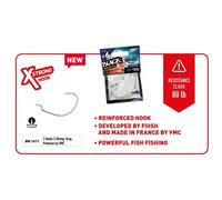 FIIISH BLACK MINNOW AMI DI RICAMBIO X STRONG - CONFEZIONE: 2 pezzi, MISURA: N. 6