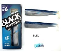 FIIISH BLACK MINNOW CORPI 200 ARTIFICIALE N 6 PESCA SILICONE BODY CODE ESCA