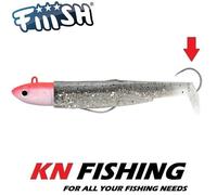 FIIISH BLACK MINNOW n.5 ESCA IN SILICONE CORPI PRE TRUCCATI TESTA DI MAGA...