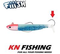 FIIISH BLACK MINNOW n.5 ESCA IN SILICONE CORPI PRE TRUCCATI TESTA DI MAGA...