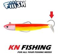 FIIISH BLACK MINNOW n.5 ESCA IN SILICONE CORPI PRE TRUCCATI TESTA DI MAGA...