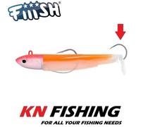 FIIISH BLACK MINNOW n.5 ESCA IN SILICONE CORPI PRE TRUCCATI TESTA DI MAGA...