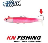 FIIISH BLACK MINNOW n.5 ESCA IN SILICONE CORPI PRE TRUCCATI TESTA DI MAGA...