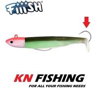 FIIISH BLACK MINNOW n.5 ESCA IN SILICONE CORPI PRE TRUCCATI TESTA DI MAGA...