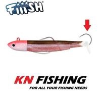 FIIISH BLACK MINNOW n.5 ESCA IN SILICONE CORPI PRE TRUCCATI TESTA DI MAGA...