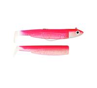 FIIISH BLACK MINNOW COMBO 200 ROSE FLUO N 6 ARTIFICIALE ESCA PESCA VERTICAL SOFT