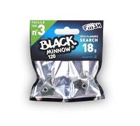 Fiiish Black Minnow Testa per esca da ricerca, 18 g, colore: kaki