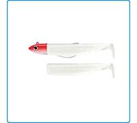 Fiiish, combo di 2 esche sanguinerole nere per pesca offshore, White, No.2 - OFFSHORE - 10g