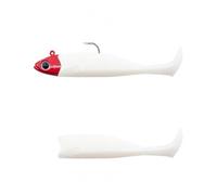 Fiiish Combo Medium Master Shad No.3-7.5cm - 6g - White Coco-Red Head - MS4504
