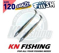 FIIISH CRAZY PADDLE TAIL 120mm 15gr 7gr Spinning Lures Spinning Sea Bass NUOVO