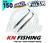 FIIISH CRAZY PADDLE TAIL 150mm 20gr Esche da Spinning Spinning Sea Bass NUOVO