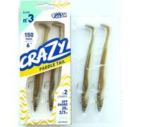 Fiiish Crazy Paddle Tail 150mm. Tutti Colori, Corpo, Doppio Combos, JIG Testa,