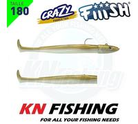 FIIISH CRAZY PADDLE TAIL 180mm 55gr 35gr Esche da Spinning Spinning Sea...
