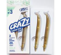 Fiiish Crazy Sand EEL № 2-150mm. (5,9inc) ,Tutti Colori,Corpo,Combos,Bottoni,