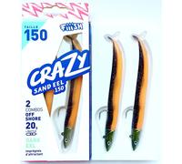 Fiiish Crazy Sand EEL № 2-150mm. (5,9inc) ,Tutti Colori,Corpo,Combos,Bottoni,