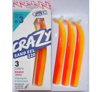 Fiiish Crazy Sand EEL № 3-17cm. (6,7inc) Tutti Colori, Corpo, Combos, Snap, JIG