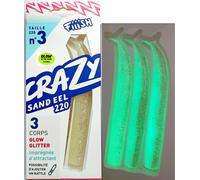 Fiiish Crazy Sand EEL № 3-17cm. (6,7inc) Tutti Colori, Corpo, Combos, Snap, JIG