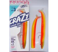 Fiiish Crazy Sand EEL № 3-17cm. (6,7inc) Tutti Colori, Corpo, Combos, Snap, JIG