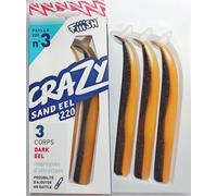 Fiiish Crazy Sand EEL № 3-17cm. (6,7inc) Tutti Colori, Corpo, Combos, Snap, JIG