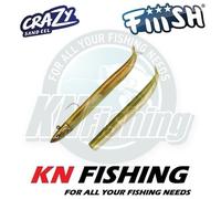 FIIISH CRAZY SAND EEL Esca in silicone Spinning pesca in mare acqua dolce...