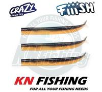 FIIISH CRAZY SAND EEL n.3 esca in silicone 220 mm Spinning Jigging Trolling...