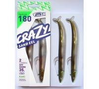 FIIISH Double Combo Crazy Sand EEL Rattle 18cm 35gr Off Shore Jigging