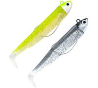 FIIISH Double Combo Search Black Minnow No.1-7cm - 4.5g - Lime Juice UV + Silver Strike - BM3034
