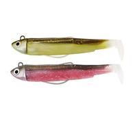 FIIISH Double Combo Search Black Minnow No.2-9cm - 8g - Marron Paillete - Rose - BM3010