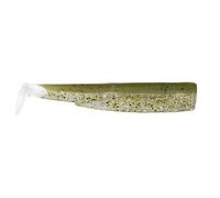 Fiiish Lures - Black Minnow Color Box BM90 - Esca artificiale morbida, in vinile, per spigola, sia da riva che da barca e tutti i pesci d’acqua dolce, confezione da 4 pesciolini da 7 cm Nº2, 90 mm